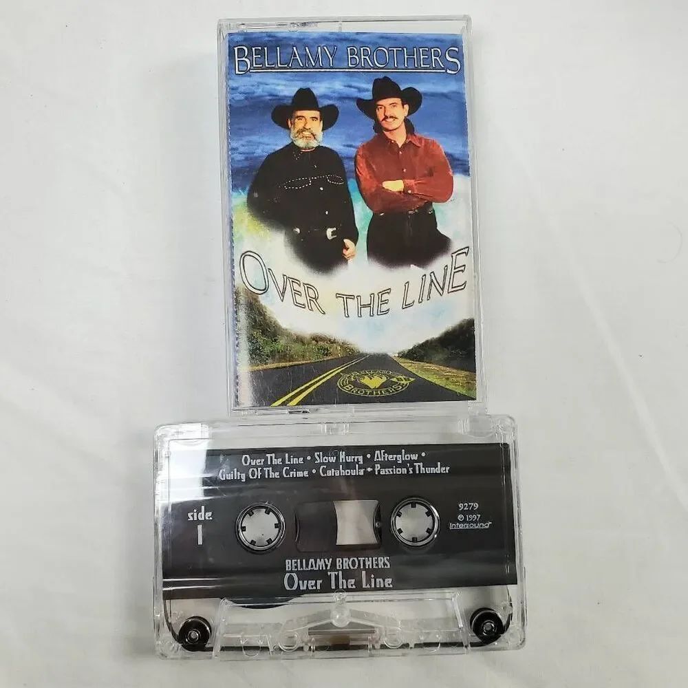 Bellamy Brothers – Over the Line Cassette Album 1997 Intersound Country